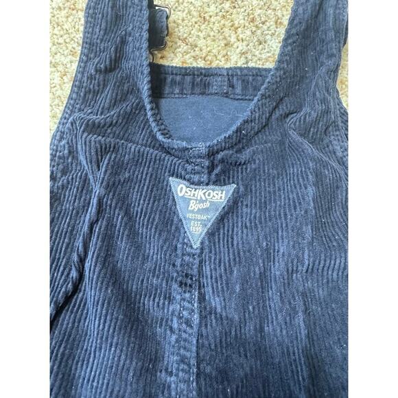 Osh Kosh B'Gosh Boys Blue Corduroy Denim/Jean Overalls size 4T, 100% cotton - Picture 10 of 14